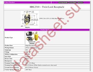 HBL2310 datasheet  